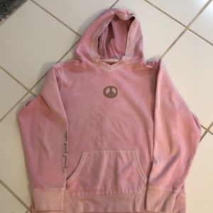 Pink hoodie